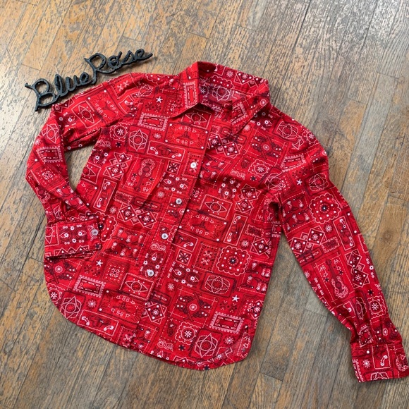 Vintage Tops - Vintage Western Shirt